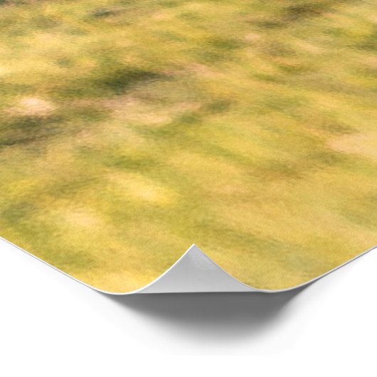 FÜNF ELEFANS AUF BROWN GRASS POSTER (Ecke)