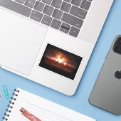 Fünf erfolgreiche Mars Rovers Aufkleber (Laptop mit iPhone)