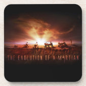 Fünf erfolgreiche Mars Rovers Getränkeuntersetzer (Vorderseite)