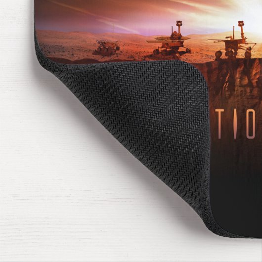 Fünf erfolgreiche Mars Rovers Mousepad (Ecke)