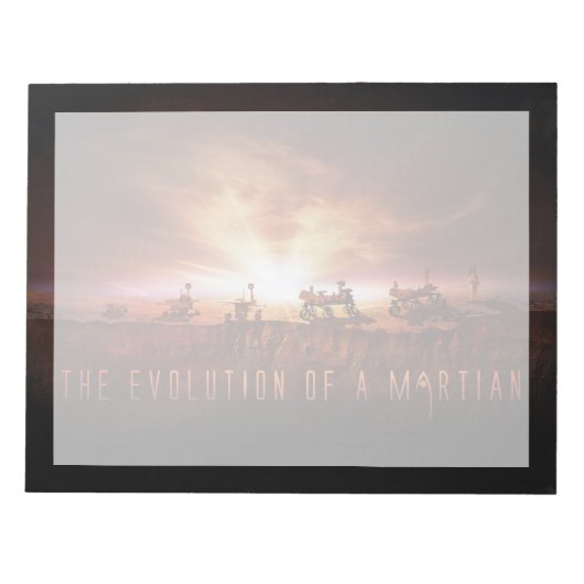 Fünf erfolgreiche Mars Rovers Notizblock (Vorderseite)
