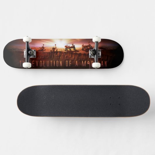 Fünf erfolgreiche Mars Rovers Skateboard (Horizontal)