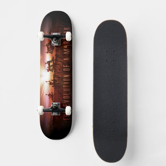 Fünf erfolgreiche Mars Rovers Skateboard (Vorderseite)