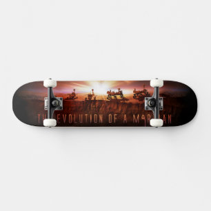 Fünf erfolgreiche Mars Rovers Skateboard