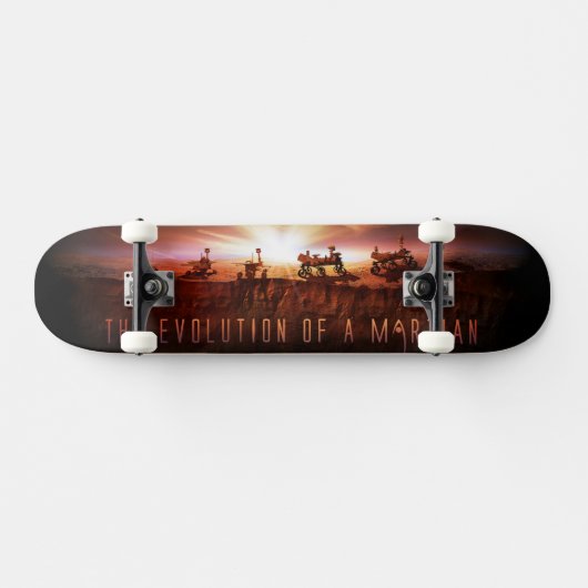 Fünf erfolgreiche Mars Rovers Skateboard (Horizontal)