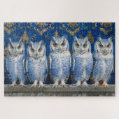 Fünf Eule Puzzle (Horizontal)