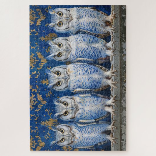 Fünf Eule Puzzle (Vertikal)