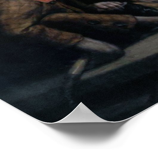 Fünf Extravagante Affen Poster (Ecke)