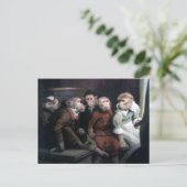 Fünf Extravagante Affen Postkarte (Stehend Vorderseite)