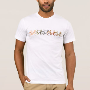Fünf Fahrräder T-Shirt