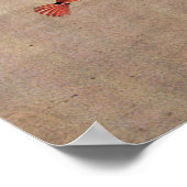 Fünf Fans, Hokusai Poster (Ecke)