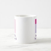 Fünf-Farben- Quilt-Pun-Log-Cabin-Quiltblock Kaffeetasse (Mittel)