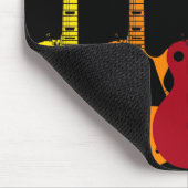 Fünf farbenfrohe E-Gitarren Mousepad (Ecke)