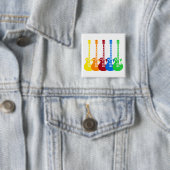 Fünf farbige elektrische Gitarren Button (Beispiel)