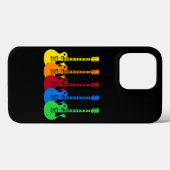 Fünf farbige elektrische Gitarren Case-Mate iPhone Hülle (Rückseite (Horizontal))