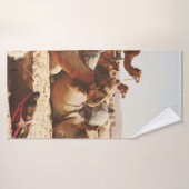 FÜNF FELDER AUF DEM FELD BADEHANDTUCH (Badehandtuch)