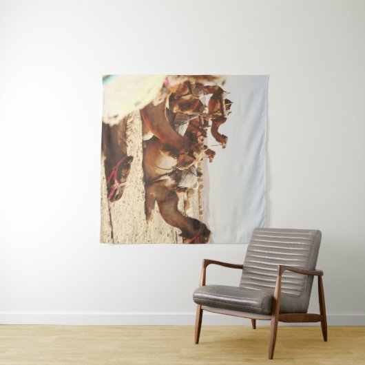 FÜNF FELDER AUF DEM FELD WANDTEPPICH (Beispiel (Horizontal))