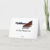 Fünf-Finger-Frauenhaarfarn Karte (Rückseite)