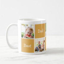 Fünf Foto-Template Vatertag Kaffeepause Tasse