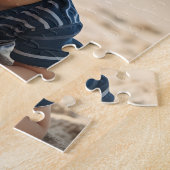 Fünf-Foto-Vorlage | Personalisiertes Familienpuzzl Puzzle (Seite)
