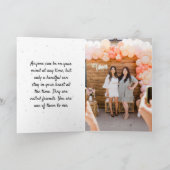Fünf FotoCollage Best Friends Celebration Card Einladung (Innenseite)