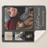 Fünf Fotokollagen zusammen Sherpadecke (Vorderseite (Horizontal))