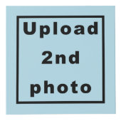 Fünf Fotos auf Light Blue Foto Cube Würfel (Rechts)