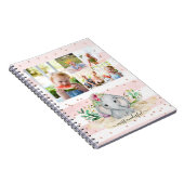 Fünf Fotos Collage Miss Onderful Baby Elephant Notizblock (Rechte Seite)