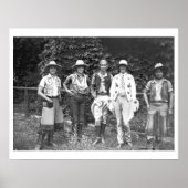 Fünf Frauen auf der Ranch des Typs Poster (Vorne)