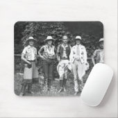 Fünf Frauen auf der Ranch Mousepad (Mit Mouse)