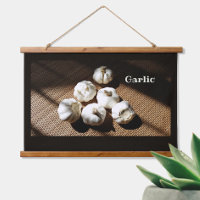Fünf ganze Nelken Knoblauch Rustikale Küche