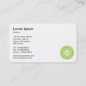 Fünf Gears II - Grün und Weiß des Mars Visitenkarte (Rückseite)