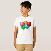 Fünf Geburtstagsballons T-Shirt (Vorne ganz)
