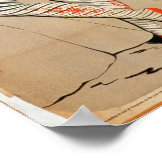 Fünf gefeierte Clowns an Sandstränden Poster (Ecke)