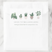 Fünf gepunktete Pflanze Rechteckiger Aufkleber (Tasche)