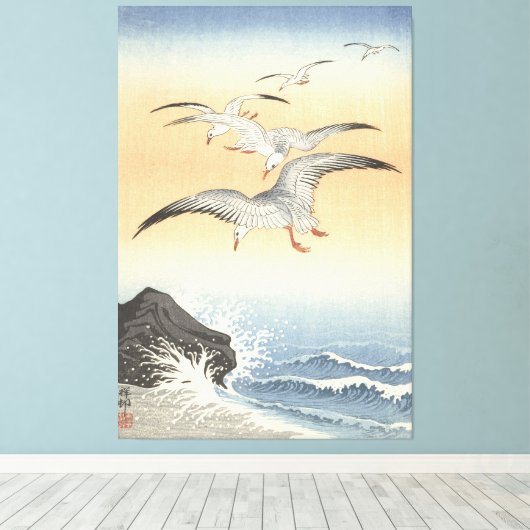 Fünf gesteppte Leinwände drucksvoll Leinwanddruck (Insitu (Holzboden))