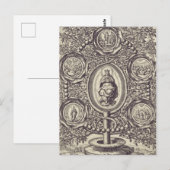 Fünf glorreiche Geheimnisse Postkarte (Vorne/Hinten)