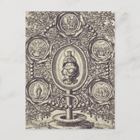 Fünf glorreiche Geheimnisse Postkarte (Vorderseite)