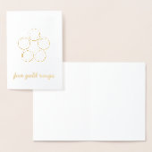 Fünf Gold Rings Folienkarte (Anzeige)