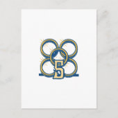 Fünf Gold Rings! Postkarte (Vorderseite)