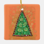 Fünf goldene Ringe Weihnachtsschmuck (Vorderseite)