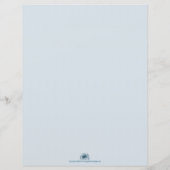 Fünf goldene Weihnachtskugeln - blaue Schrift (Rückseite)