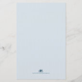 Fünf goldene Weihnachtskugeln - blaue Schrift (Rückseite)
