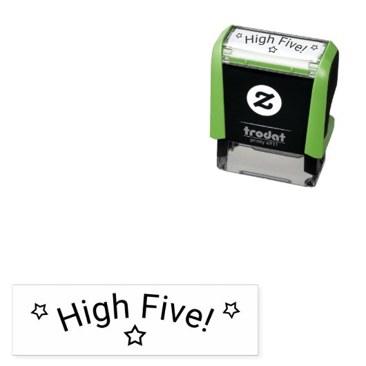 Fünf Gratulationen Lehrerbewertung Permastempel (Beispiel)