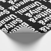 Fünf Grundgeschmacksrichtungen Geschenkpapier (Ecke)