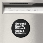 Fünf Grundgeschmacksrichtungen Magnet (In Situ (Geschirrspüler))