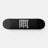 Fünf Grundgeschmacksrichtungen Skateboard (Horizontal)