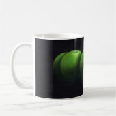 Fünf grüne Äpfel Kaffeetasse (Links)