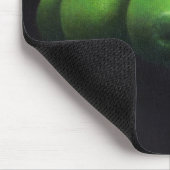 Fünf grüne Äpfel Mousepad (Ecke)