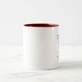 Fünf gute Sachen über Sein kahl Zweifarbige Tasse (Mittel)